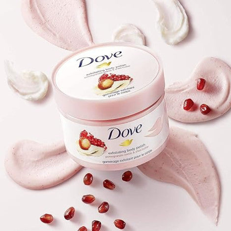 Dove Pomegranate Seeds & Shea Butter Scent Exfoliating Body Scrub 225ml