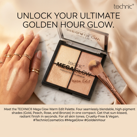 Technic Mega Glow Highlighter - Warm Edit