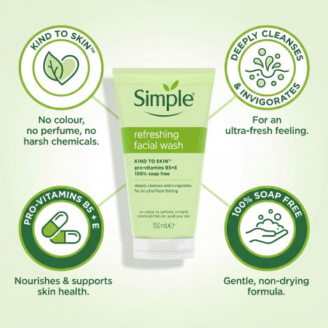 Simple Refreshing Facial Wash 150ml