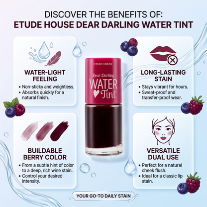 Etude Dear Darling Water Tint - 01 Strawberry Ade