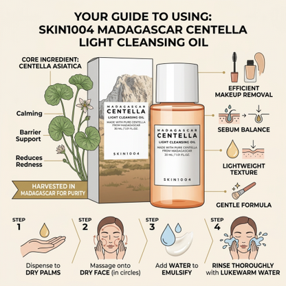 Skin1004 Madagascar Centella Light Cleansing Oil 30ml