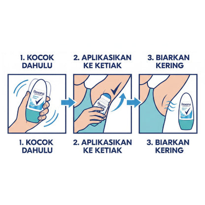 Rexona Motion Activated Shower Clean Roll On 45ml
