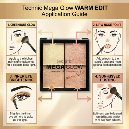 Technic Mega Glow Highlighter - Warm Edit