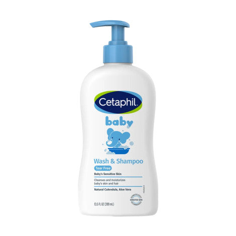 Cetaphil Baby's Sensitive Skin Tear Free Wash & Shampoo 399ml