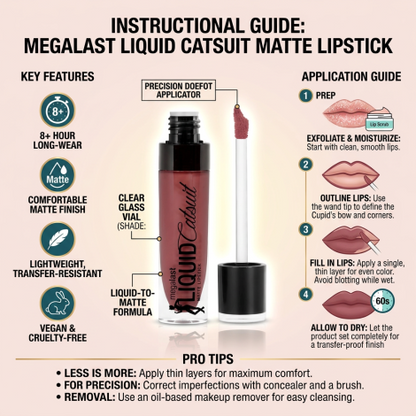 Wet n Wild Mega Last Liquid Catsuit Matte Lipstick - Nice To Fuchsia