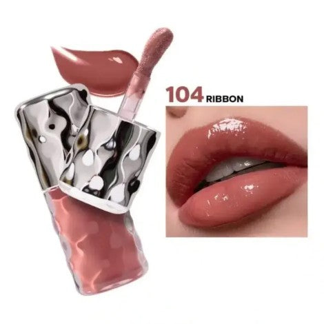 Beauty Glazed Volume Plumping Lip Gloss - 104 Ribbon
