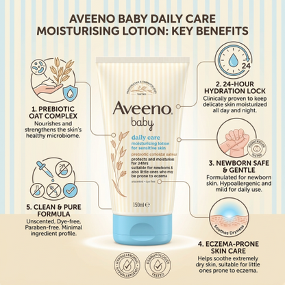 Aveeno Baby Soothing Relief Emollient Cream 150ml