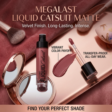 Wet n Wild Mega Last Liquid Catsuit Matte Lipstick - Nice To Fuchsia