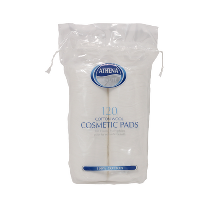 Athena Beaute Cotton Wool Cosmetic Pads 120 pis (2 Pack)