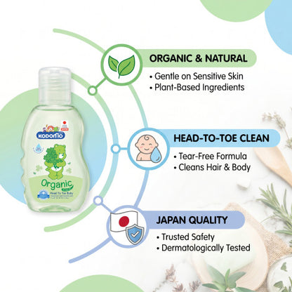 Kodomo Baby Organic Head To Toe 100ml