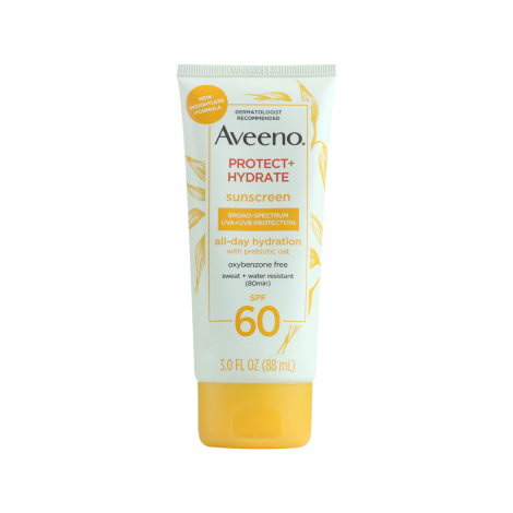 Aveeno Protect + Hydrate Oxybenzone-Free SPF60 Face Sunscreen Lotion 88ml