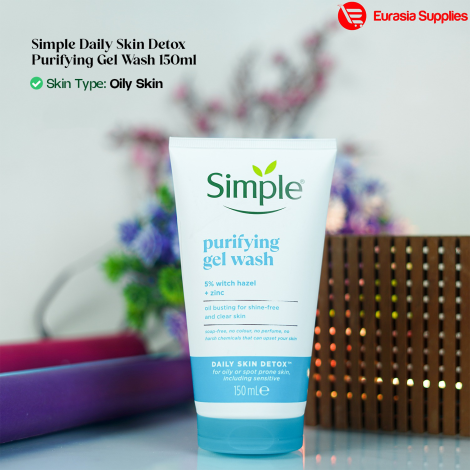 Simple Daily Skin Detox Purifying Gel Wash 150ml