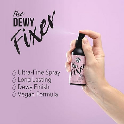 W7 The Dewy Fixer Makeup Setting Spray 60ml