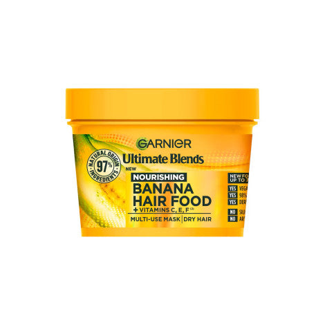 Garnier Ultimate Blend Nourishing Banana Hair Food + Vitamin C,E,F Multi-Use Mask 400ml