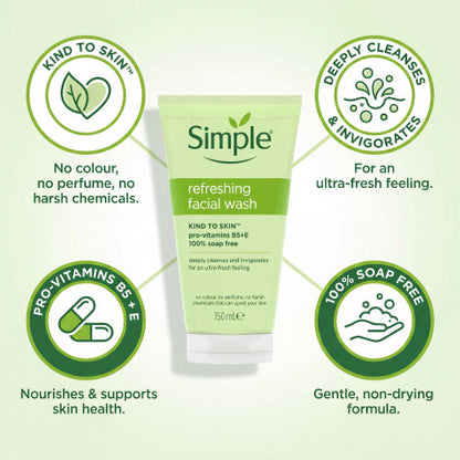 Simple Refreshing Facial Wash 150ml