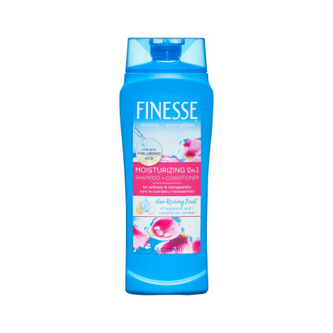 Finesse Restore + Strengthen Moisturizing 2in1 Shampoo + Conditioner 384ml